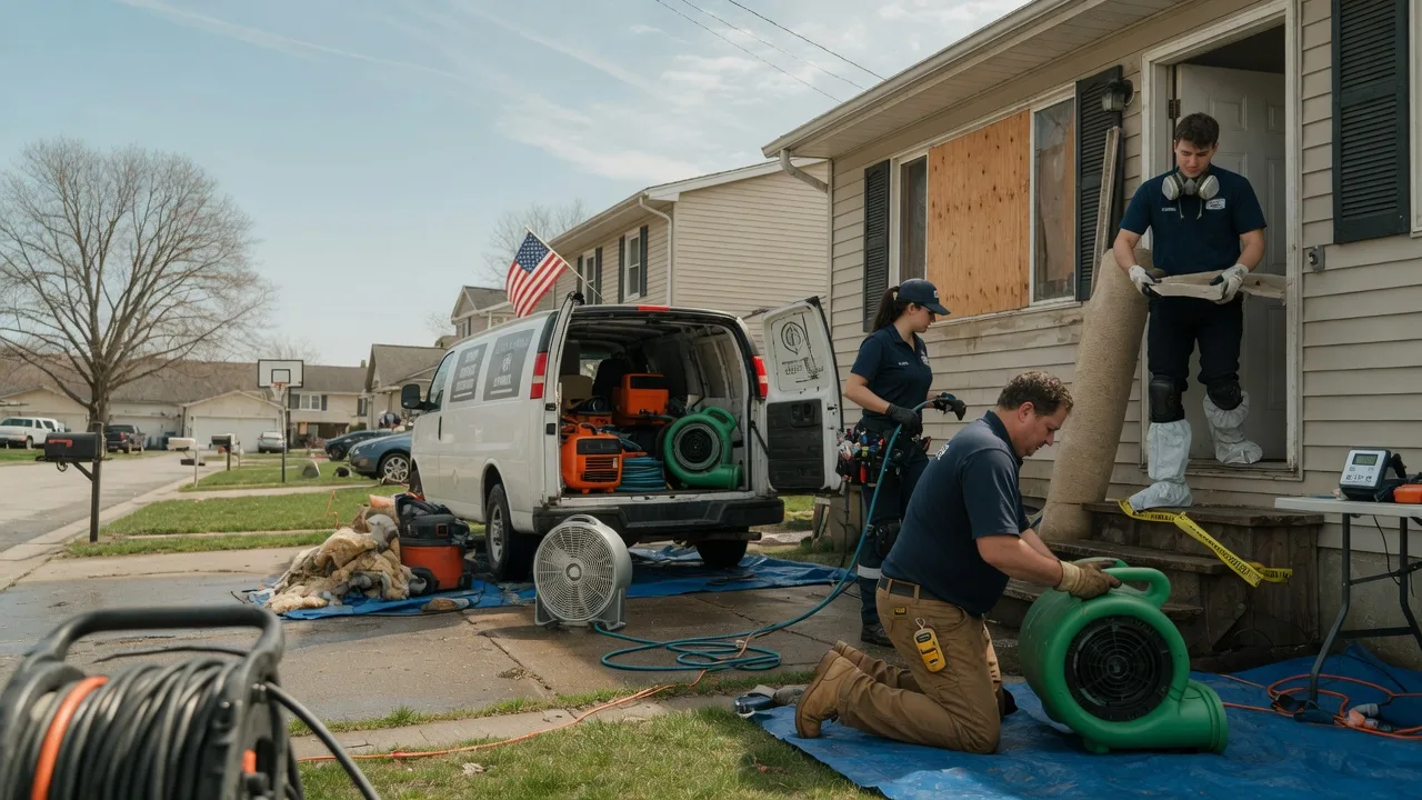 Water Damage Restoration in New Middletown, OH near me